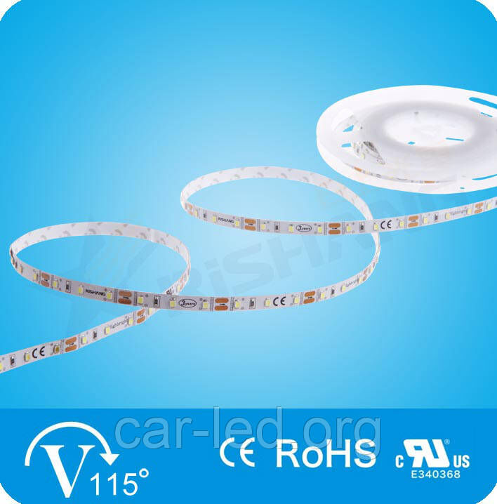Лента светодиодная тепло-белая (2700-3000K) SMD2835 (60 LED/м); 6,0W/m Indoor IP33 Premium