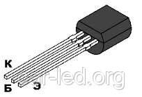 BF422 NPN биполярный транзистор - BJT 500mA 250V