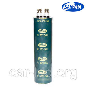 1000mkf - 400v GT 35*120 SAMWHA (клеми з гвинтовим кріпленням) -25 ° C ~ + 85 ° C