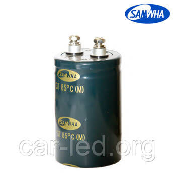 100000mkf - 16v GT 51*80 SAMWHA (клеми з гвинтовим кріпленням) -25 ° C ~ + 85 ° C