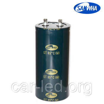 220000mkf - 50v GT 64*160 SAMWHA (клеми з гвинтовим кріпленням) -25 ° C ~ + 85 ° C