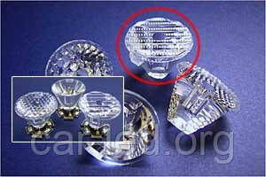 Линза коллиматорная 60° HX-20-60M with black holder