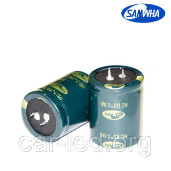 10000mkf - 35v HC 25*40 SAMWHA, 85°C конденсатор електролітичний