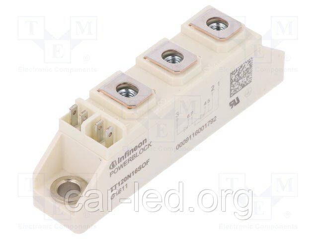 Силовий модуль тиристорний 120A / 1600V TT120N16SOF (INFINEON TECHNOLOGIES)