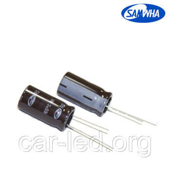10mkf - 250v RD 10*12 SAMWHA 105°C конденсатор електролітичний