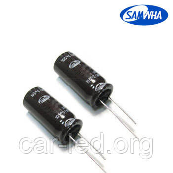 3300mkf - 63v RD 18*40 SAMWHA, 105°C конденсатор електролітичний