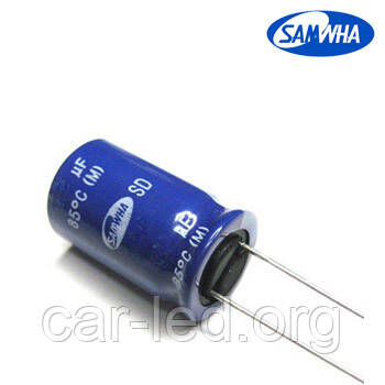 3300mkf - 25v SD 16*25 SAMWHA, 85°C конденсатор електролітичний