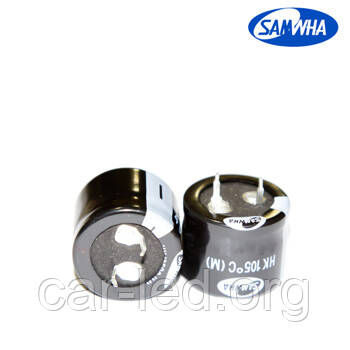 68mkf - 400v HK 25*20 SAMWHA, 105°C конденсатор електролітичний