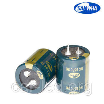 3300mkf - 100v HC 30*40 SAMWHA, 85°C конденсатор електролітичний