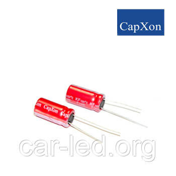 22mkf - 250v (Низький імпеданс) CapXon KF 10*20, 105°C конденсатор електролітичний