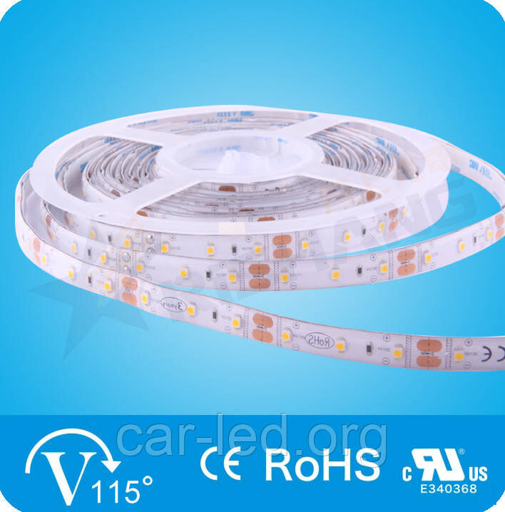 Тепло-белая 6,0W SMD3528 (60 LED/м) (ww) 2740-2870K Outdoor IP65 Rishang Premium