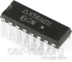 К561КП1 (аналог CD4052A) мікросхема DIP16 здвоєний 4-канальний мультиплексор