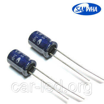 2,2mkf - 450v SD 8*11,5 SAMWHA, 85°C конденсатор електролітичний