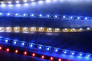 Синя (blue) стрічка світлодіодна 6,0W SMD3528 (60 LED / м); Outdoor IP67 Premium