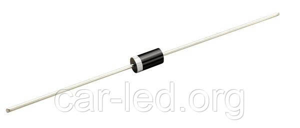 FR157 діод високоефективний (1.5A 1000V 500ns) DO-15