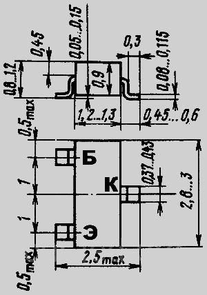 КТ3129Г9 SOT23 транзистор PNP (200мА 30В) (h21э:400-1000) 0,1W