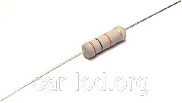 750 om (MOF 2W) ± 5% Pезистор вивідний (в стрічці)