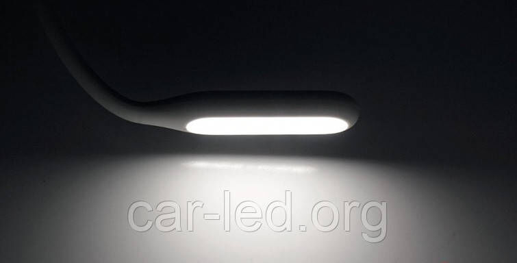 USB LED гнучка лампа 120Lm, зелений корпус