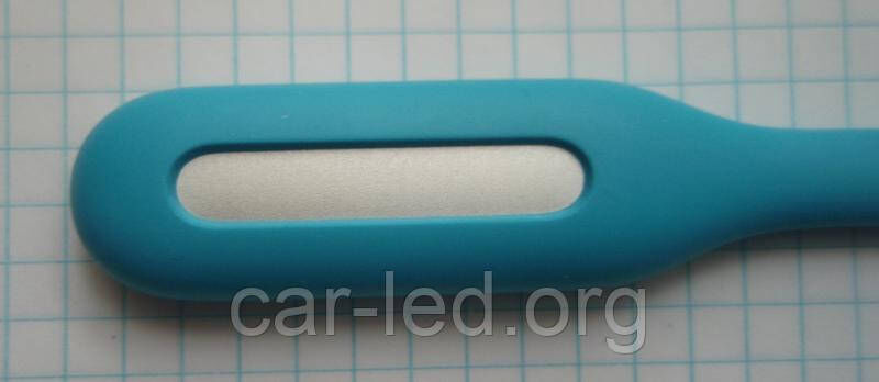 USB гнучка лампа 120Lm, блакитний корпус