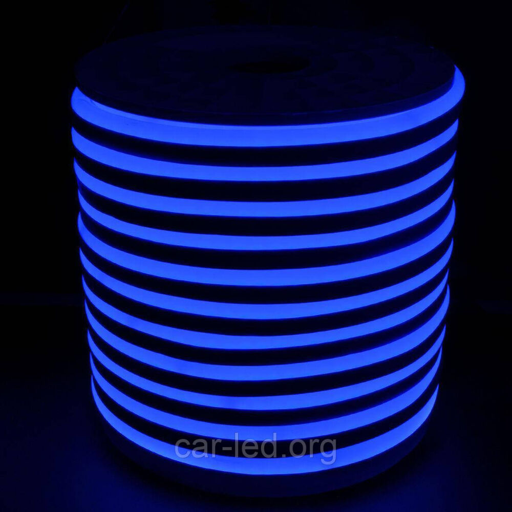 Гибкий неон SMD 2835 (120 LED/m) IP68 Синий 220V Econom