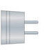 LED лампа GU10 220VAC MR16 5W(550lm) 3000K EUROLAMP Chrome