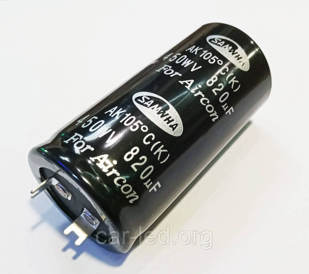 820mkf - 450v* для инвертора кондиционера AK 35*70 SAMWHA, 105°C