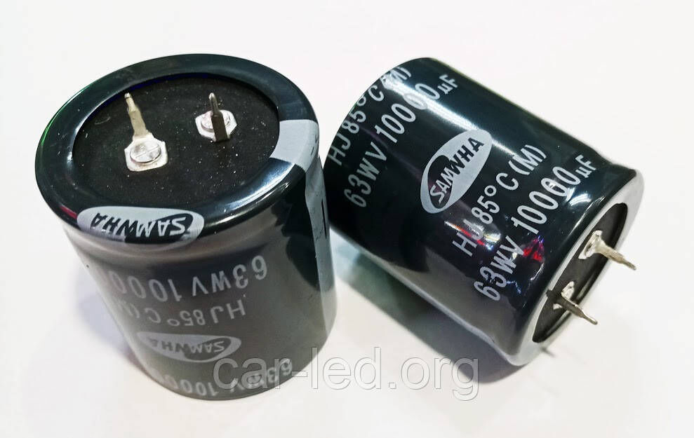 10000mkf - 63v mini HJ 35*40 SAMWHA, 85°C