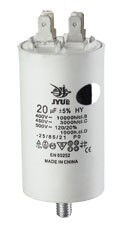 CBB60M 45 mkf 450VAC (±5%) (50*106 mm) болт+клеми, поліпропіленовий конденсатор для пуску та роботи