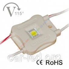 Светодиодный модуль, 0,7W White (50LM) LED IP65, напряжение DC 12V,