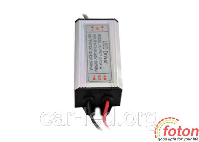 Герметичный импульсный драйвер светодиода LD 9-12x1W 220V IP67, 350mA