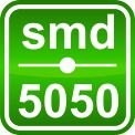 Світлодіодний модуль, 0,24W White (5500-6500K) SMD5050 LED (1 LED) IP65