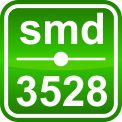 Светодиодный модуль, 0,3W White SMD3528 LED (3 LED) IP65