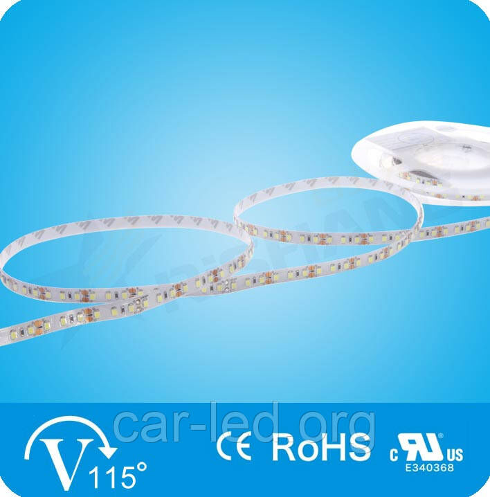 Світлодіодна стрічка тепло-біла 2835-120-IP20-WW-8-12 R08C0TA-C 3000K CRI80 RISHANG PREMIUM
