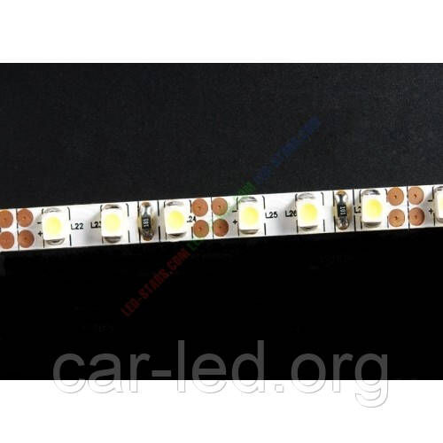 Біла світлодіодний стрічка Slim SMD 3528 (120 LED / m) IP20 Premium 6000k