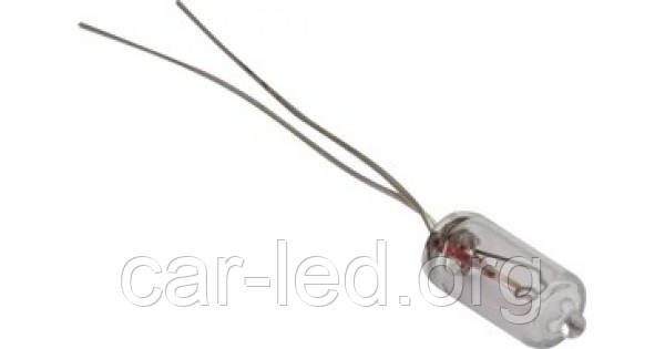 Лампа розжарювання T4 12V 80mA (1W 4мм) (СМН 12 80)