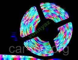 Світлодіодна стрічка SMD 5050 (54 LED/m) RGB RW 3LED IP54
