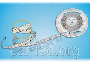 Белая светодиодная лента, 26W SMD 5630 (96LED/m), Indoor IP33, DC 24V