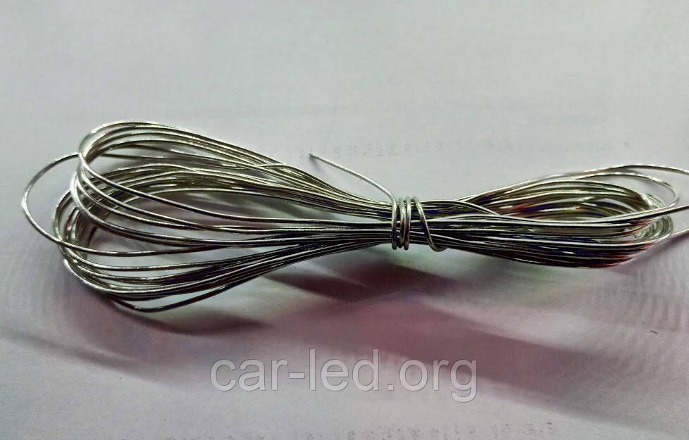 Припій безсвинцевий SOLDER для пайки з флюсом (моток 2 метри Ø 1,0 мм) 6.7грам.