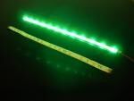 Светодиодная линейка зеленого цвета smd5050 (длина 30см, ширина 10мм) 12 LED IP64