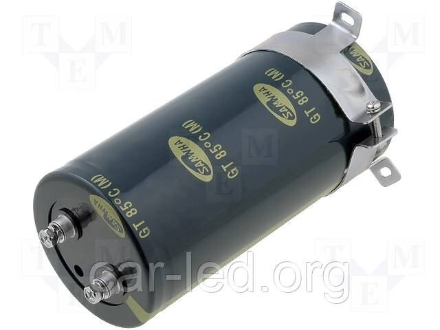 47000mkf - 50v GT 51*100 SAMWHA (клеми з гвинтовим кріпленням) -25 ° C ~ + 85 ° C