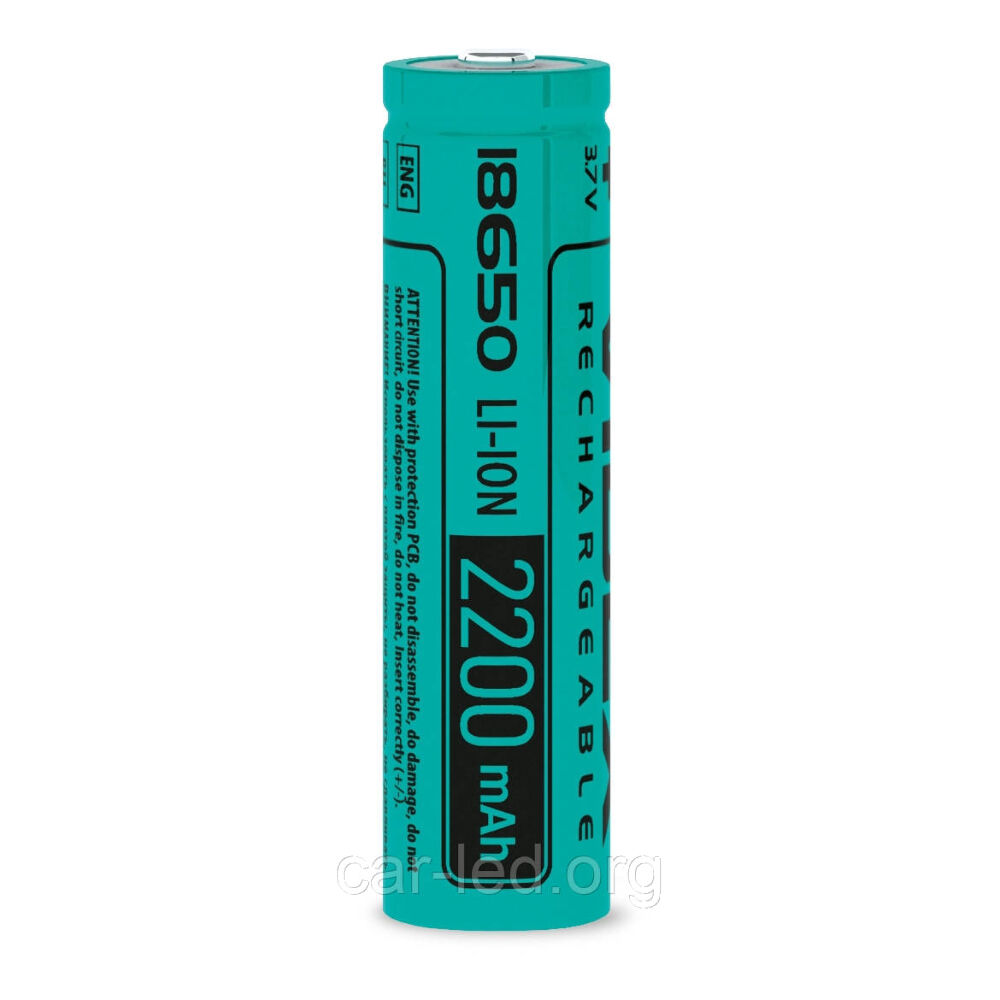 Акумулятор Videx літій-іонний 18650(без захисту) 2200mAh bulk/1шт