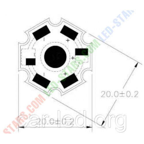 LED 1-2W тепло-белый 90-100 LM Star