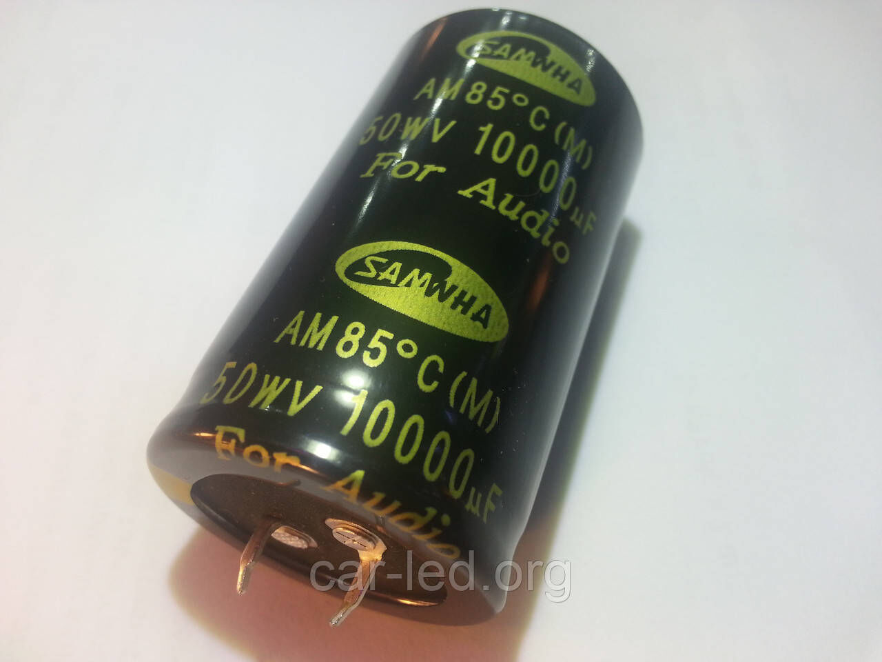 10000mkf - 63v <Audio Hi-Fi> конденсатор електролітичний <AM> 35 * 60 SAMWHA, 85 ° C