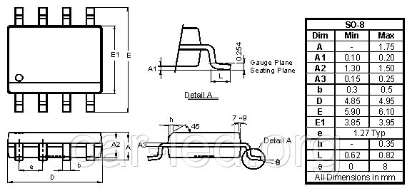 LM358 (so8-SMD) Операційні підсилювачі Dual Low Power