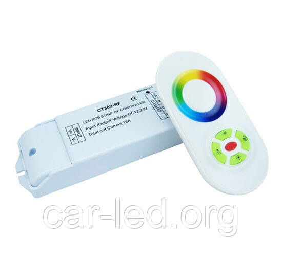 Контролер однозональний із сенсорним пультом CT302-RF (216W)