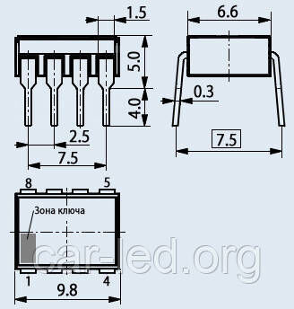 К1156ЕУ5АР DC-DC конвертер DIP-8