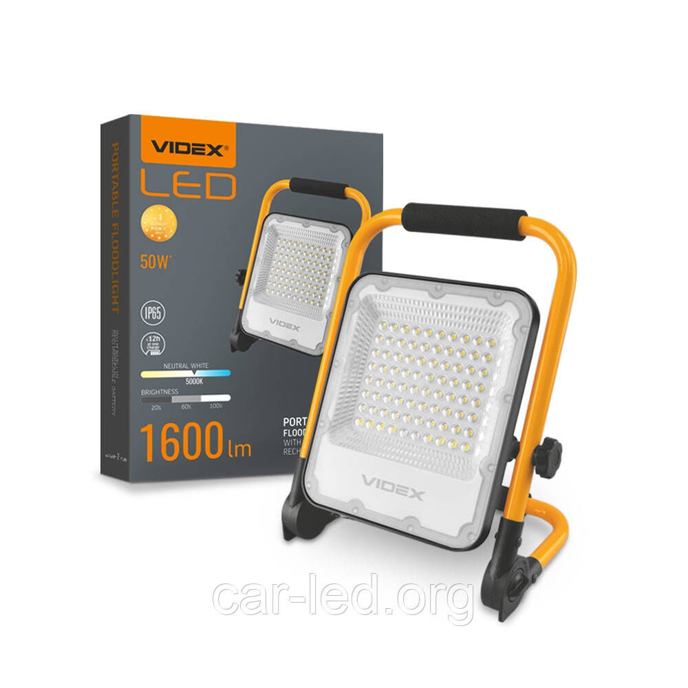 LED прожектор VIDEX 50W 5000K