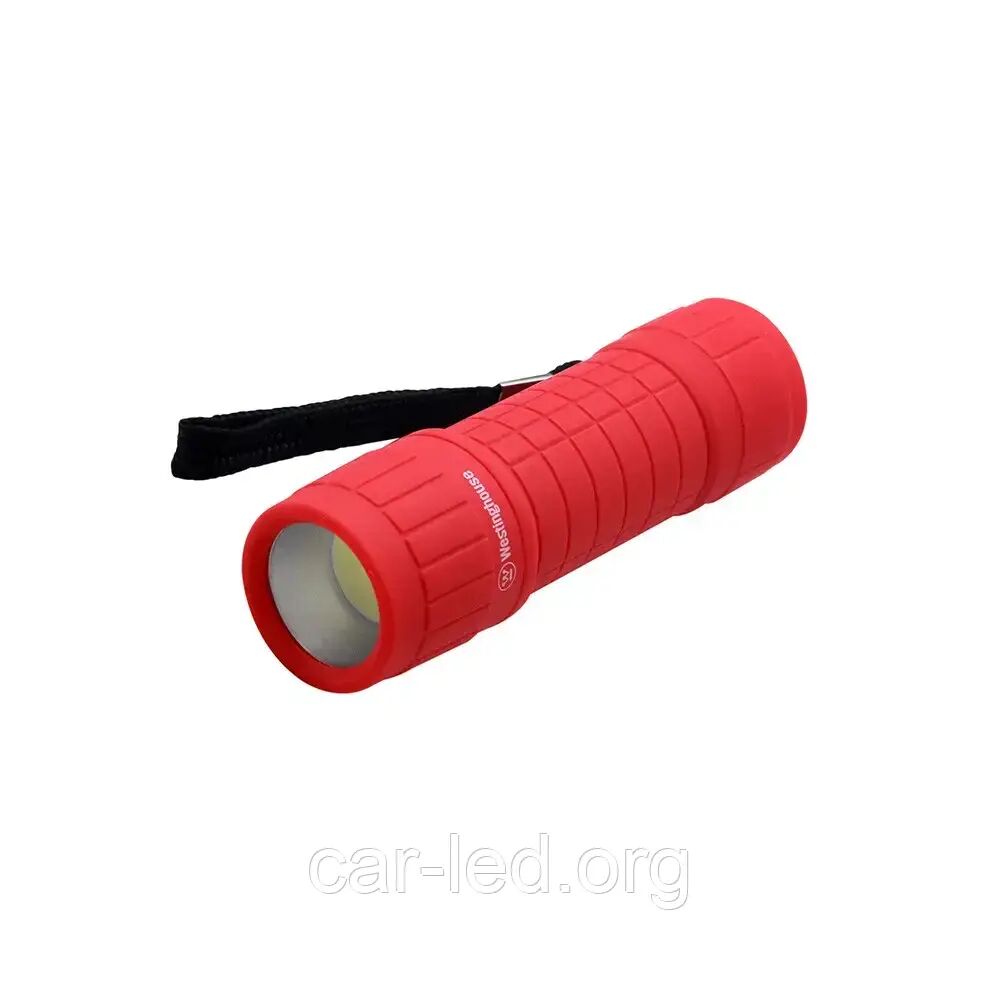 Ліхтарик ручний Westinghouse 3W COB WF87 + 3 × AAA/R03 батарейки в комплекті (червоний)