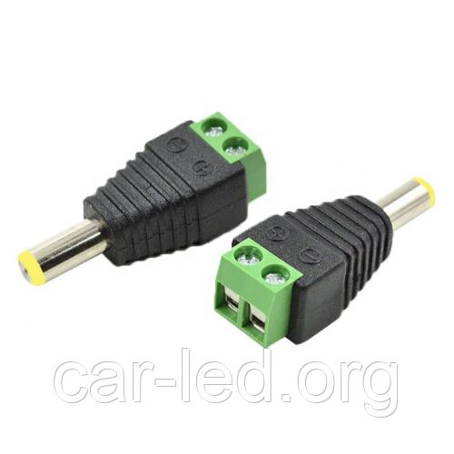Штекер (роз'єм) живлення Power jack 2pin - (5,5*2,5 mm) Father