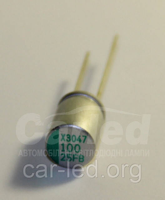 100mkf-25v ПОЛІМЕРНІ електролітичні конденсатори FB 10*13 SAMWHA